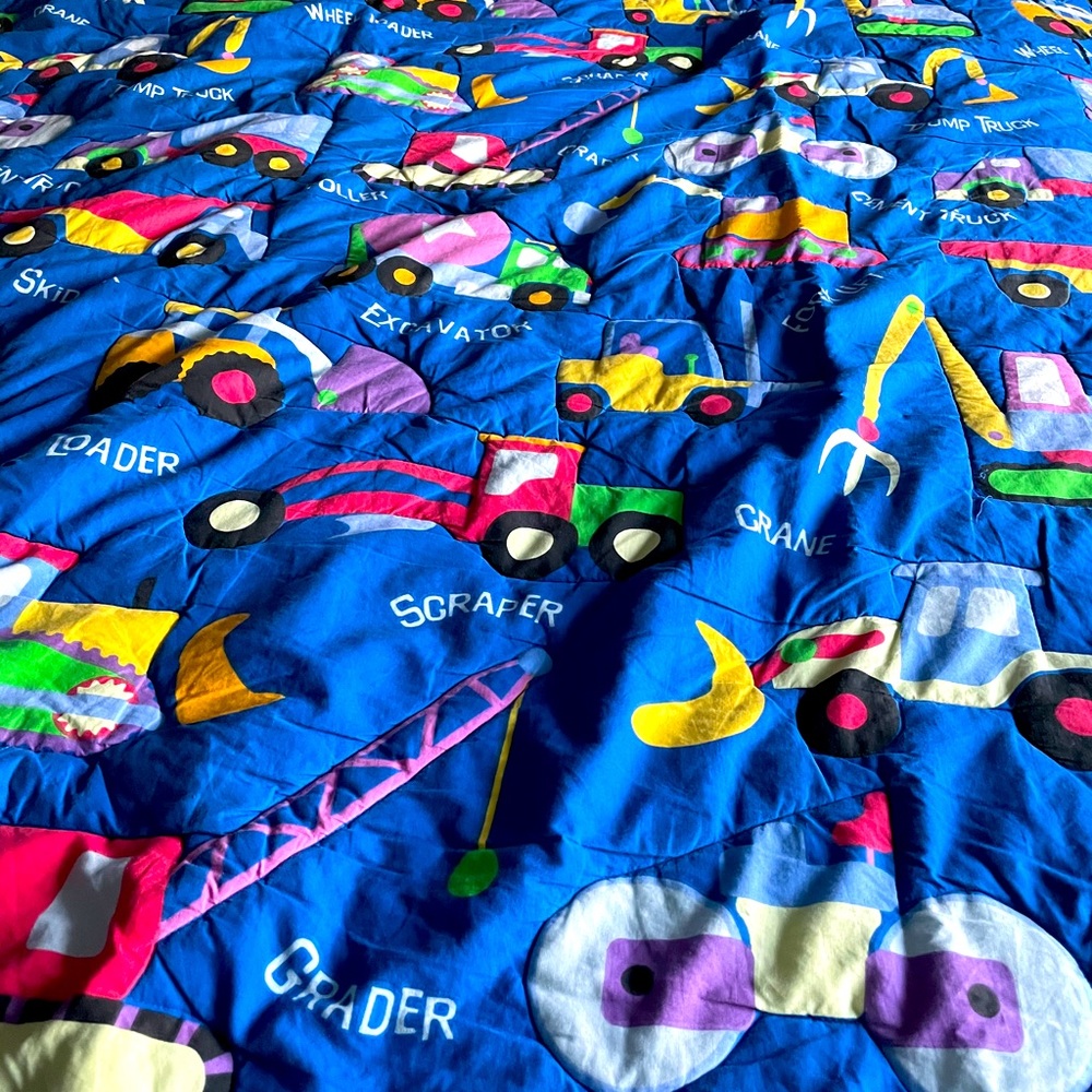 Little boy’s truck 🚜bedding, curtains & valances